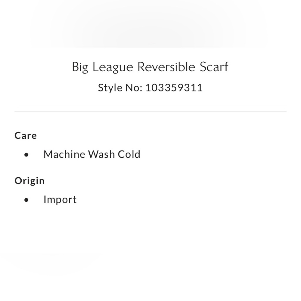 NWT Free People Movement Big League Reversible Logo Scarf in Honeydew 🍈 NWT $48 - Picture 8 of 8